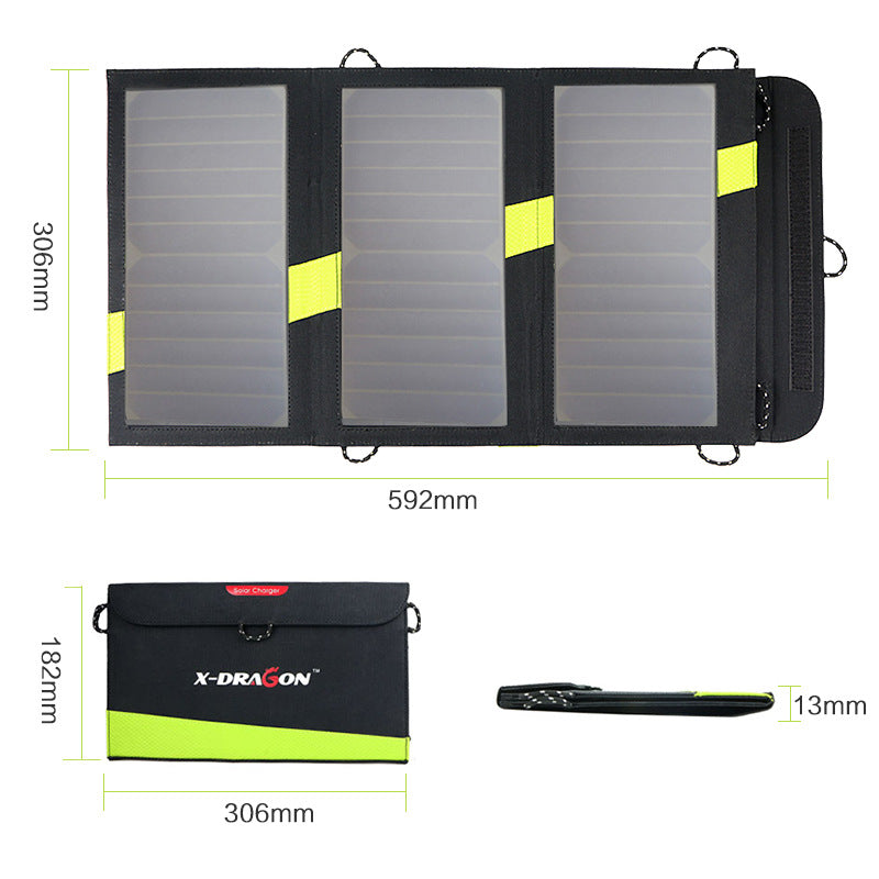 High-Capacity Solar Power Charger for Outdoor Use