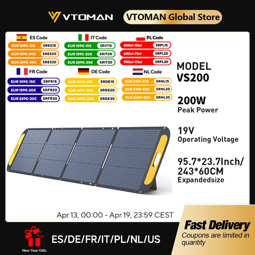 200W Foldable Solar Panel